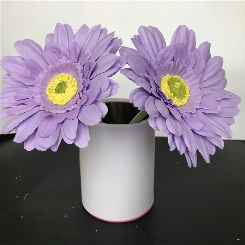 Baby Pink Artificial Silk Daisy Flower Heads 11cm Real Touch Daisy Silk Flowers Chrysanthemum Sunflowers Flowers Wedding Patry Decoration
