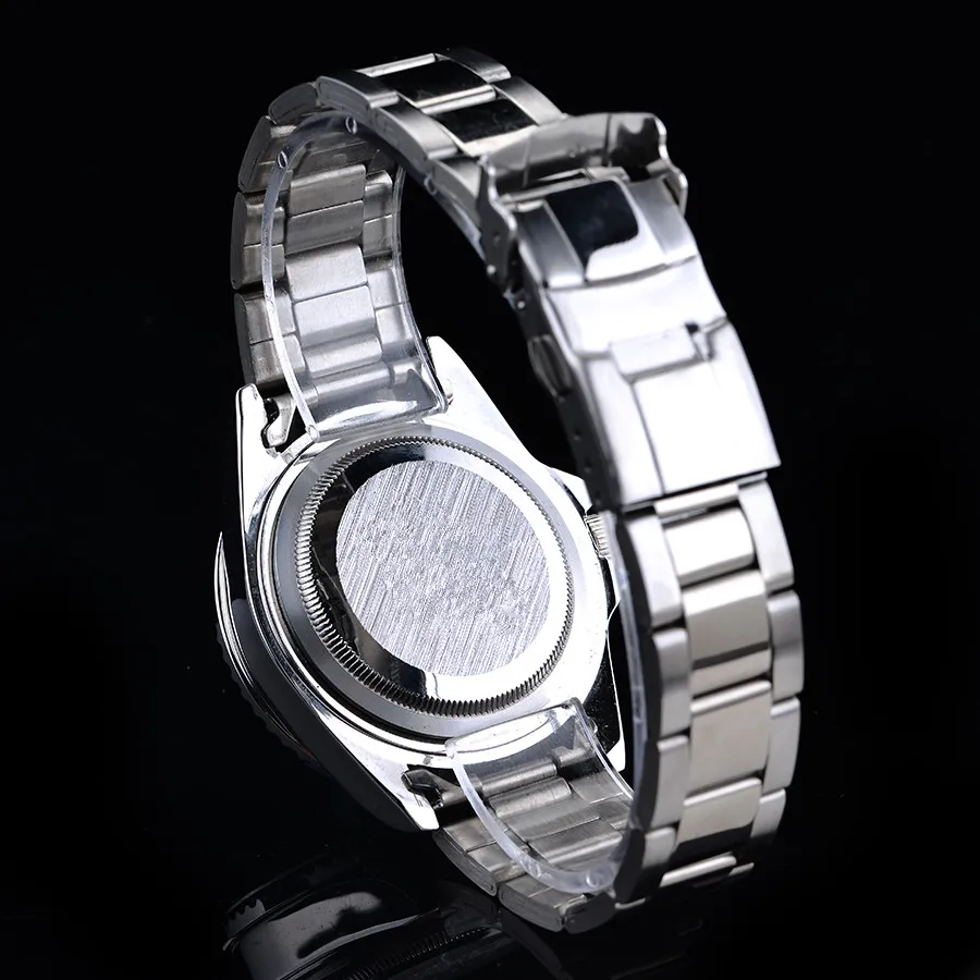 dernière mode automatique date luxe mode hommes et femmes de la ceinture en acier mouvement quartz horloge hommes watch296S