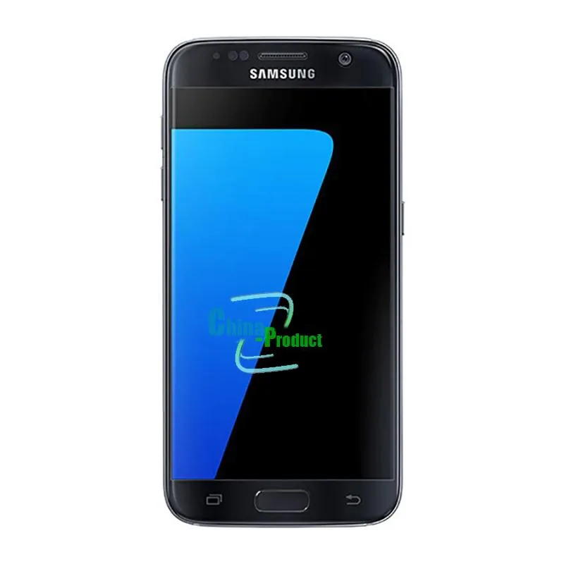 Téléphone portable d'origine Samsung Galaxy S7 5,1 pouces 4 Go de RAM 32 Go de ROM Octa Core NFC WIFI GPS 12MP 4G LTE Smartphone remis à neuf