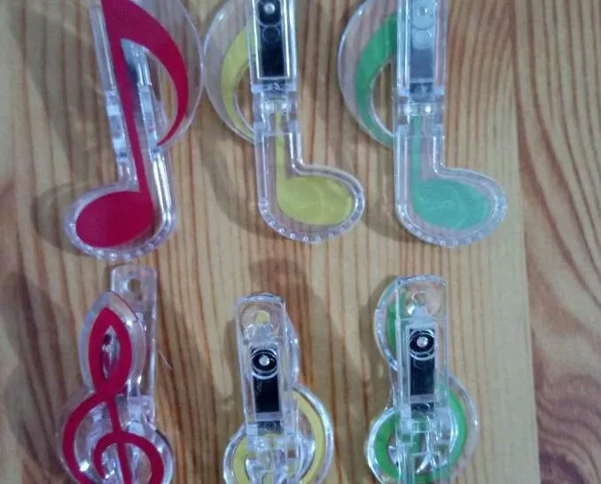 Nieuwe Collectie Muziek Clip Briefpapier Map Clip, Muzieknoot Clips Piano Book Page Clips 3 bestellingen