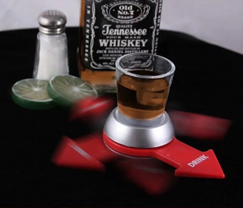 Spin The S Novelty S Drinking Game Bar ferramentas com roda giratória Item de festa engraçado Barware DHL2726064