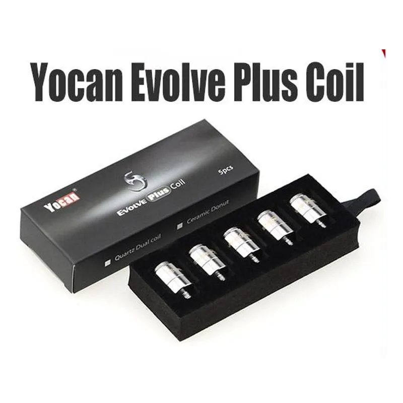 Original Yocan Evolve Plus Coils QDC Quartz Dual Coil & CDC Ceramic