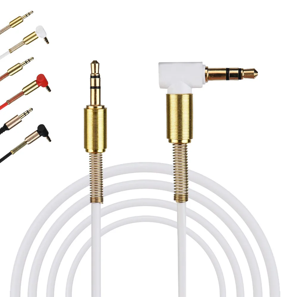 Universal 3.5mm Auxiliary Audio Cable Slim och mjuk aux-kabel för hörlurar Hem bilstereo
