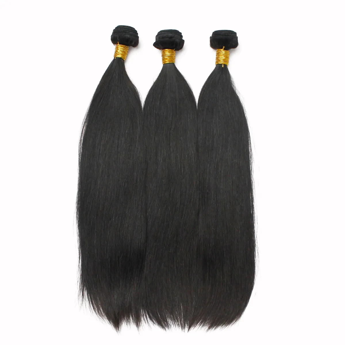 10 Bundles / lot Fabrik Großhandel Weiche Brasilianische Gerade Haar Weaves 100 Remy Haarverlängerung 1B Natürliche Schwarze Volle Peruanische Jungfrau-haar