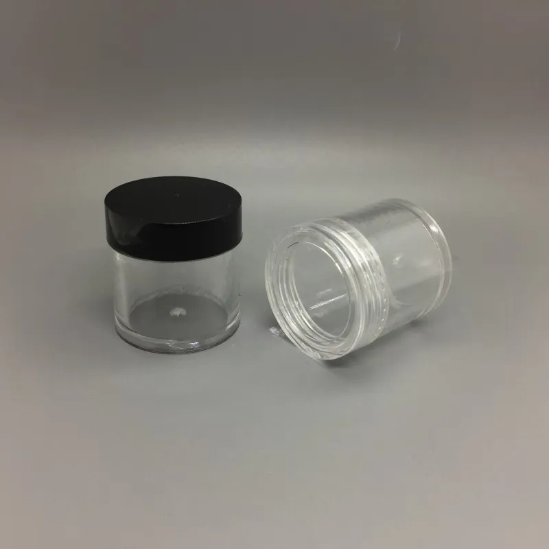 10G ML Round Plastic Cream Empty Jar Cosmetic Container Sample Jar Display Case Cosmetic Packaging 10ML Mini plastic bottle