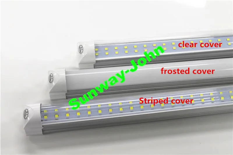 4FT LED Tube Light T8 integrated led lights Bulbs 28w 3080lm 4 feet 1.2m double row SMD 2835 led fluorescent tubes Lamp