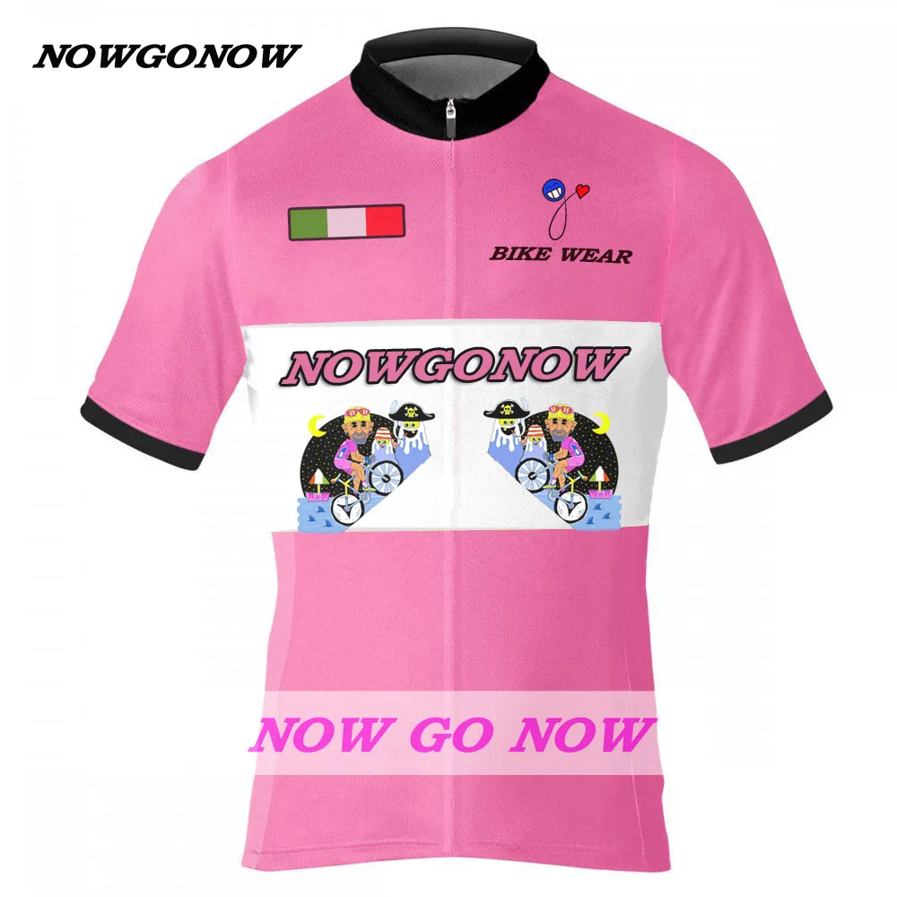 MAN Keep Six 6 Fuß Radtrikot weiß schwarz Fahrradbekleidung Profi-Rennsport Reiten MTB Straße Ropa Ciclismo cool NOWGONOW Italien ROSE