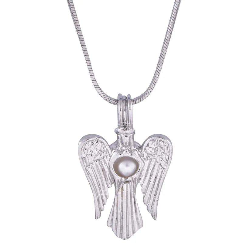 Mode Pärlor Burar Hängen Öppning Ängel Vingar Öppning Flytande Bur Lockets Charms Fit Halsmakar Armband För Smycken Tillverkare