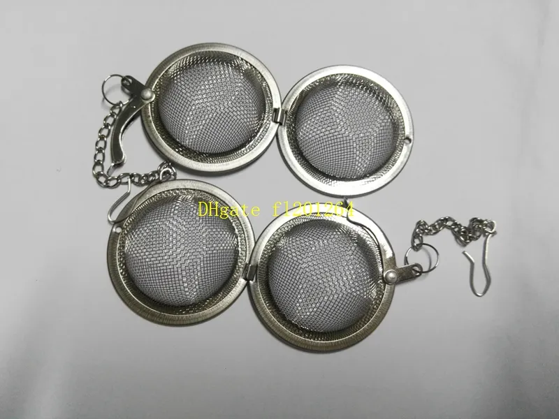 Fast Shipping Stainless Steel Tea Pot Infuser Sphere Mesh Strainer Ball 4.5cm / 5.5cm / 7cm