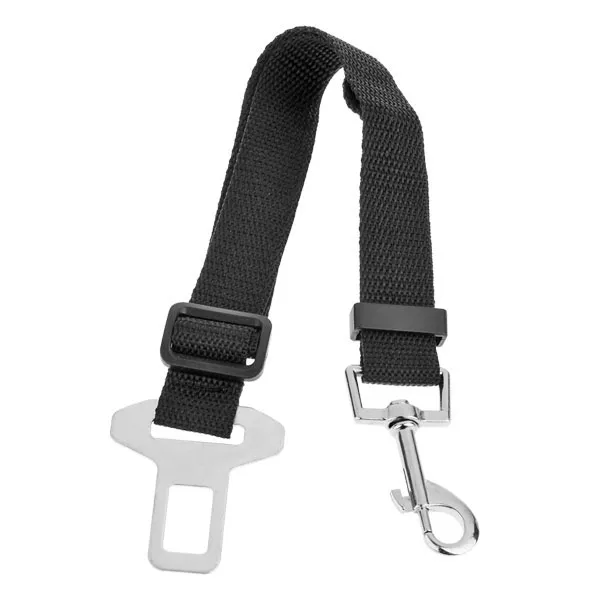 Hund sele 1 st justerbar bilsäkerhet husdjur hund sits bälte husdjur tillbehör bälte sele hastraint bly leash travel clip