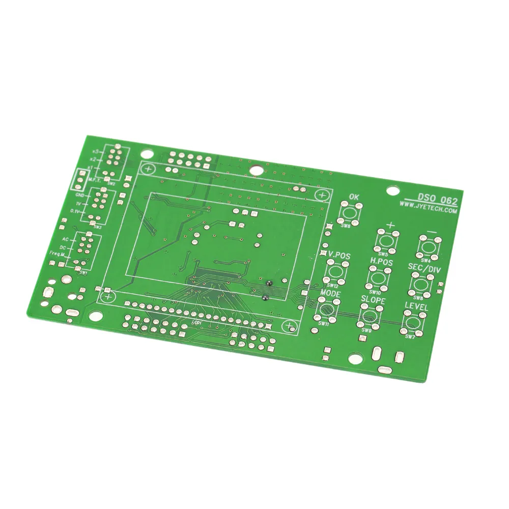 Mini LCD Digital Oscilloskop DIY Kit 1M BanWidth 2MSPS Realtid Samplingshastighet Oscilloskopio