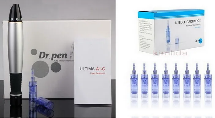 A1 Dr. Pen Derma Pen 2pcs 12 36 42 핀 나노 바늘 카트리지 자동 뷰이 alfeat 롤러 최고의 품질