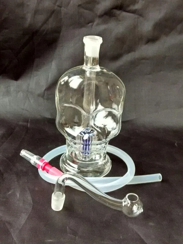 뼈 투명 hookah 봉 액세서리, 유리 물 파이프 담배 파이프 percolator 유리 봉 석유 버너 물 파이프 석유 굴 착기