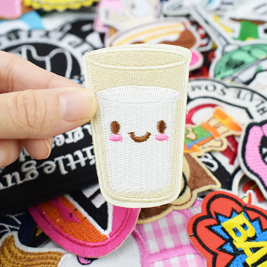 의류에 대 한 Diy 패치 철 수 놓은 패치 applique 철 패치 바느질 액세서리 배지 스티커 의류 가방 