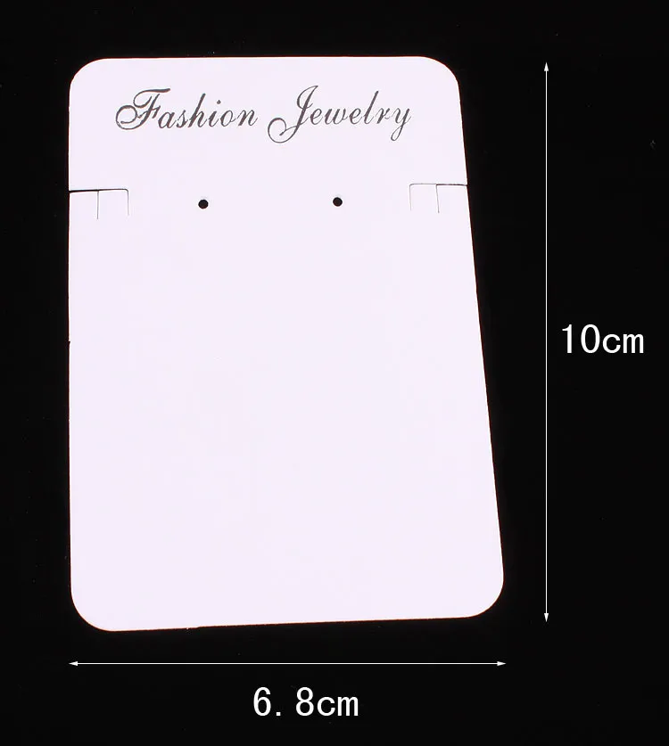 200ピース白とベージュの女性のネックレスのネックレスジュエリーの包装の包装の包装のカード