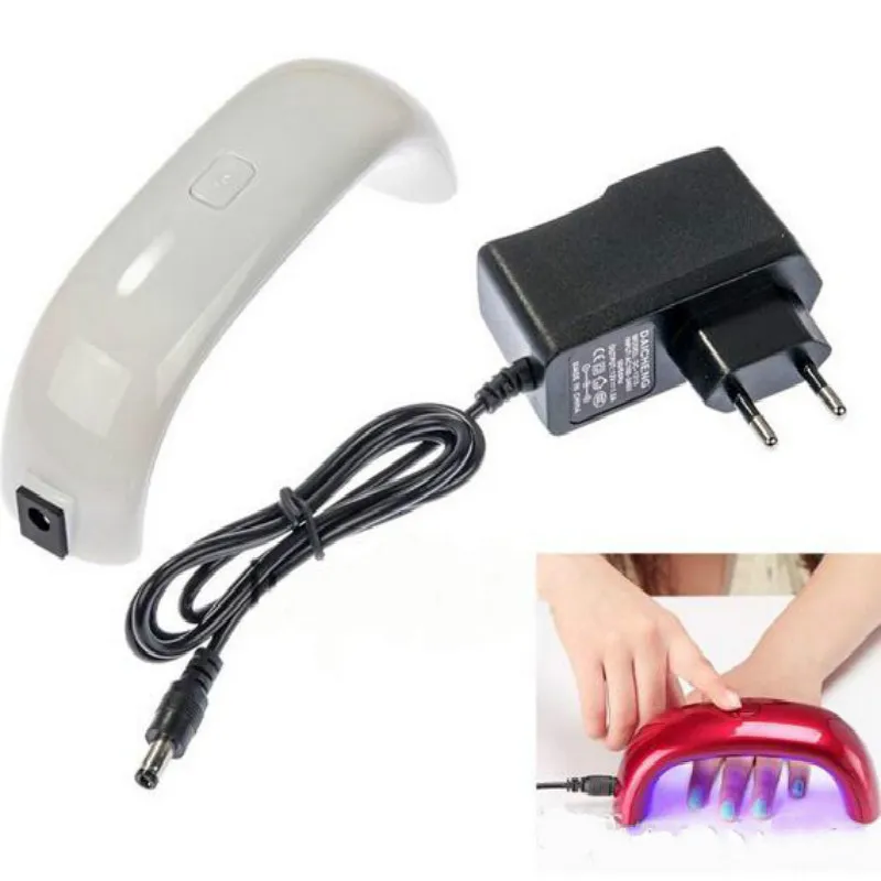 Ny söt nagelkonst Gel Polsk lampa LED Light Dryer Nail Finger Torka Modig Fri frakt