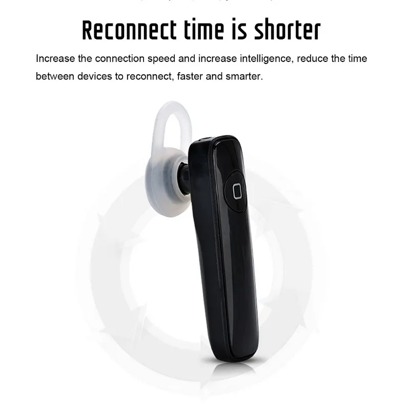 Universal M165 Single Wireless Bluetooth Headset Ohrhörer Mini 4.0 Stereo-Kopfhörer-Ohrhörer Freisprecheinrichtung für Smartphones