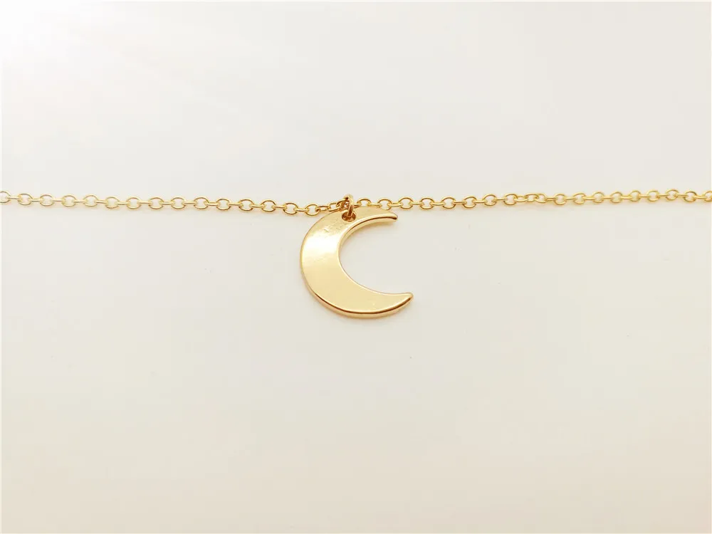 5pcs Bracelet Crescent Moon mignon Bracelet Simple Half Moon Galaxy Jewelry for Lady Women