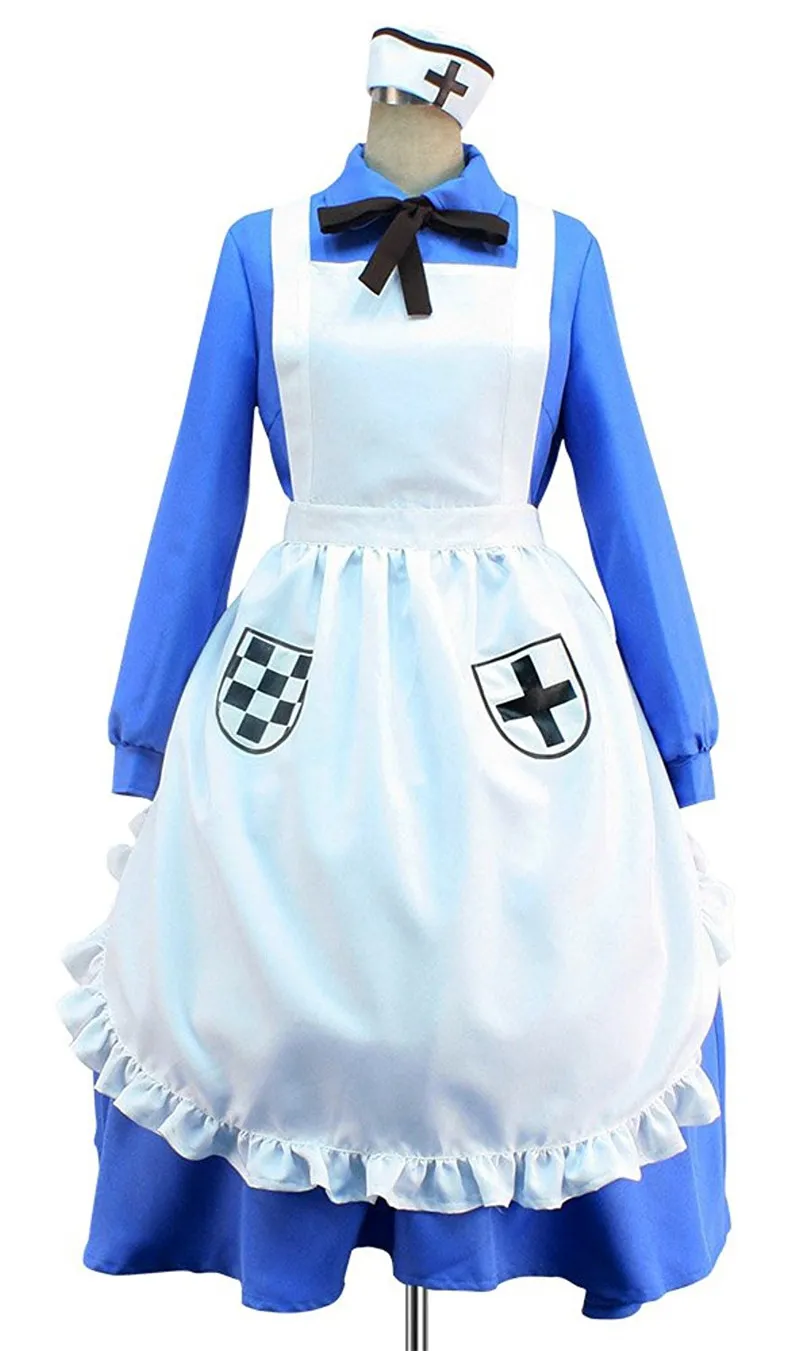 Malidaike Anime Halloween Party Suit APH Axis Powers Hetalia Nyotalia