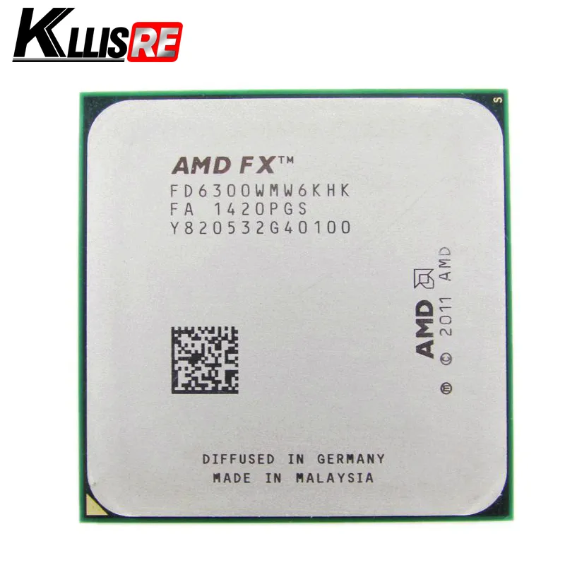 AMD FX 6300 AM3 + 3.5 GHz 8 MB CPU işlemci FX seri kargo ücretsiz çizik adet FX-6300