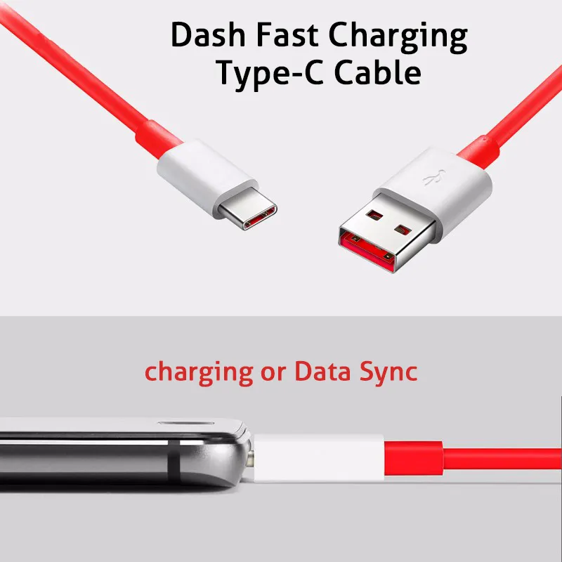 100% original OnePlus 3 3T / 1 + 5 5T DASH cable el 100CM 4A línea de datos de sincronización cable de carga rápida para OnePlus 3t USB 3.1 de cable Redondo