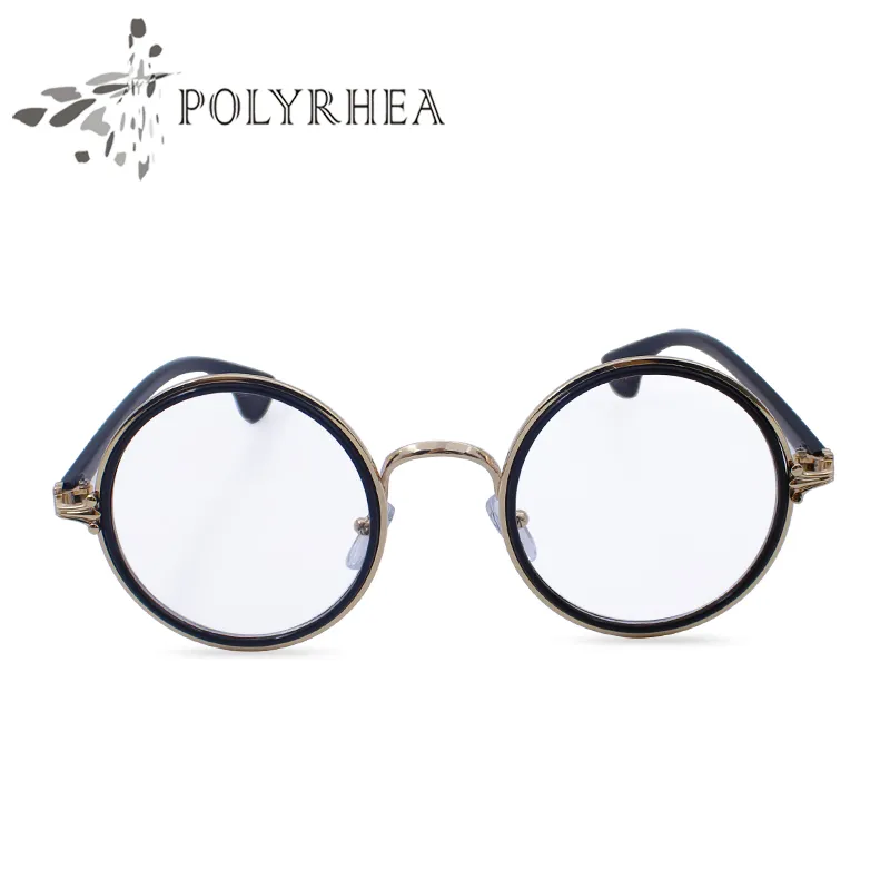 Fashion Luxury Optical Sunglasses Frames Ladies Round Vintage Classic Glasses Women Brand Designer Eyeglasses Alloy With box and c3371