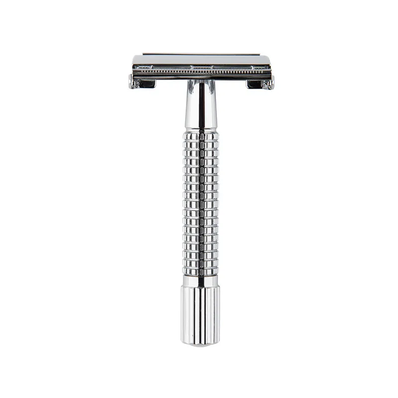 1 Razor 10 Ostrza Weishi Mężczyźni golenie podwójnej krawędzi BAZUR Mosiężne mosiężne Podręcznik Portable Golarek Motyle Razors246B4265772