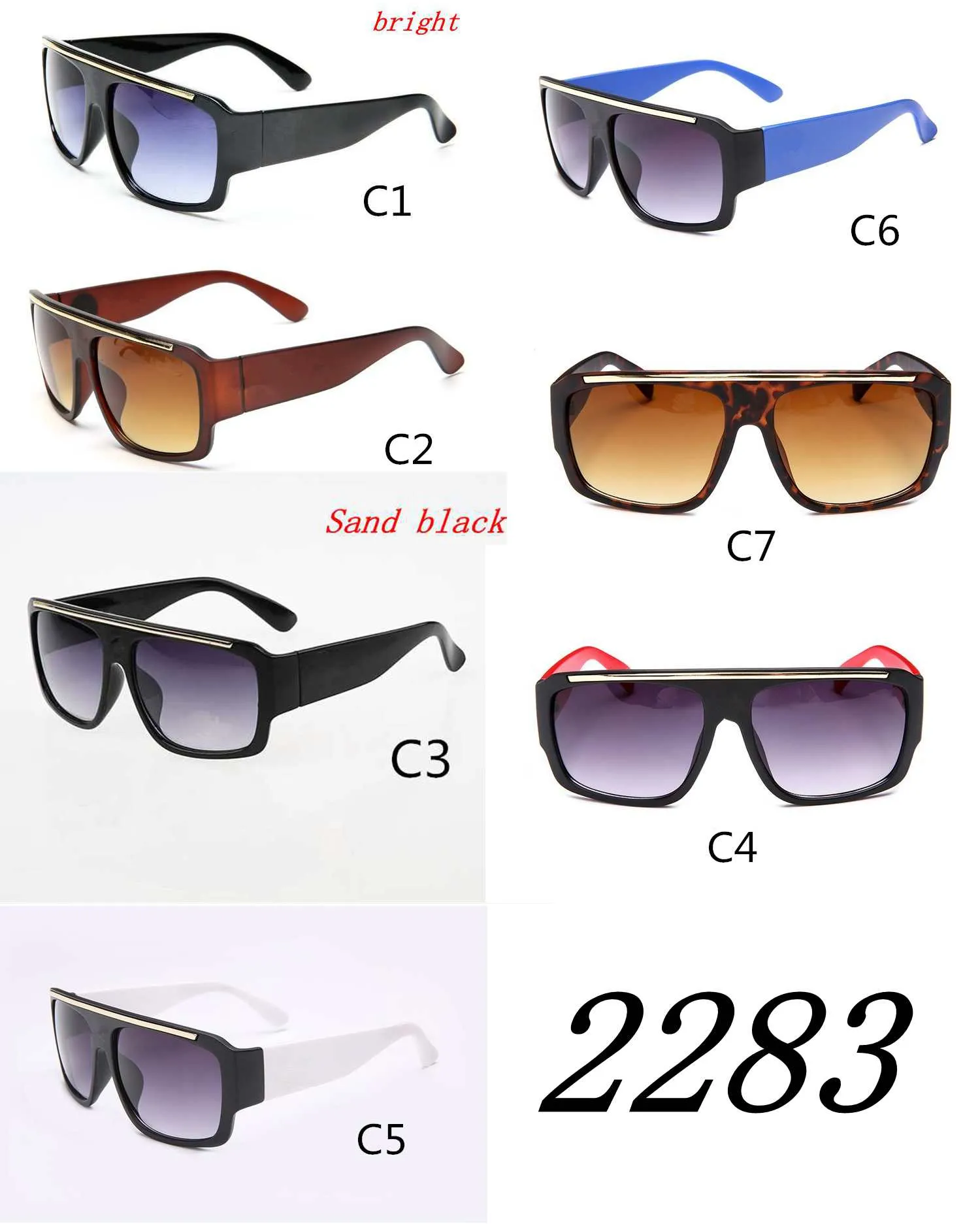 브랜드 남성 여성 선글래스 패션 우아한 선글라스 빈티지 개구리 안경 블랙 와이드 프레임 렌즈 프레임 아이웨어 퀄리티 A +++ MOQ = 10