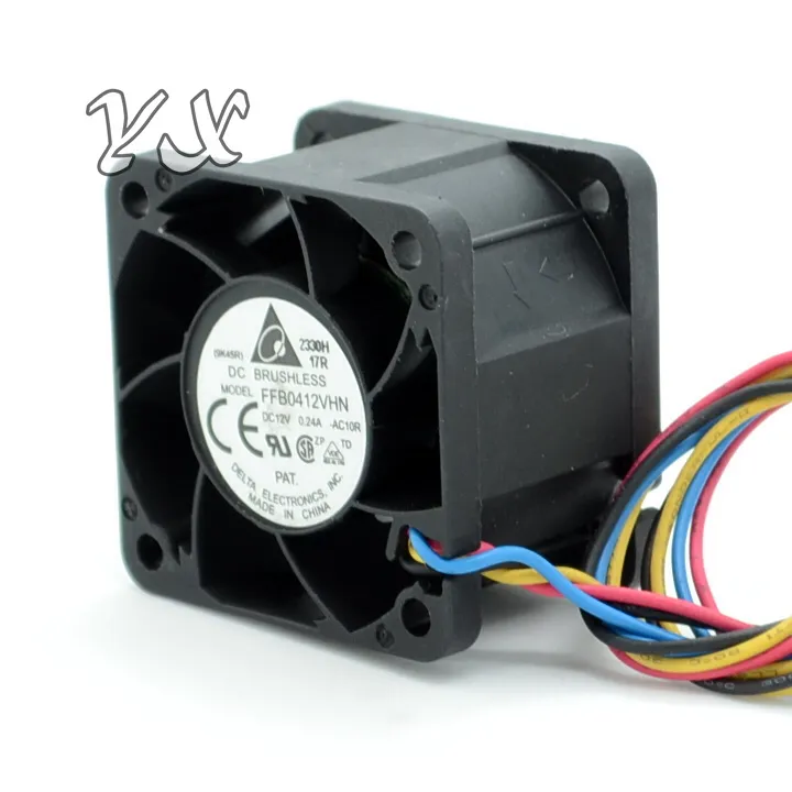 FFB0412VHN 4028 4cm 12V 0.24A PWM DC contrôle de vitesse du ventilateur de refroidissement pour DELTA 40*40*28mm