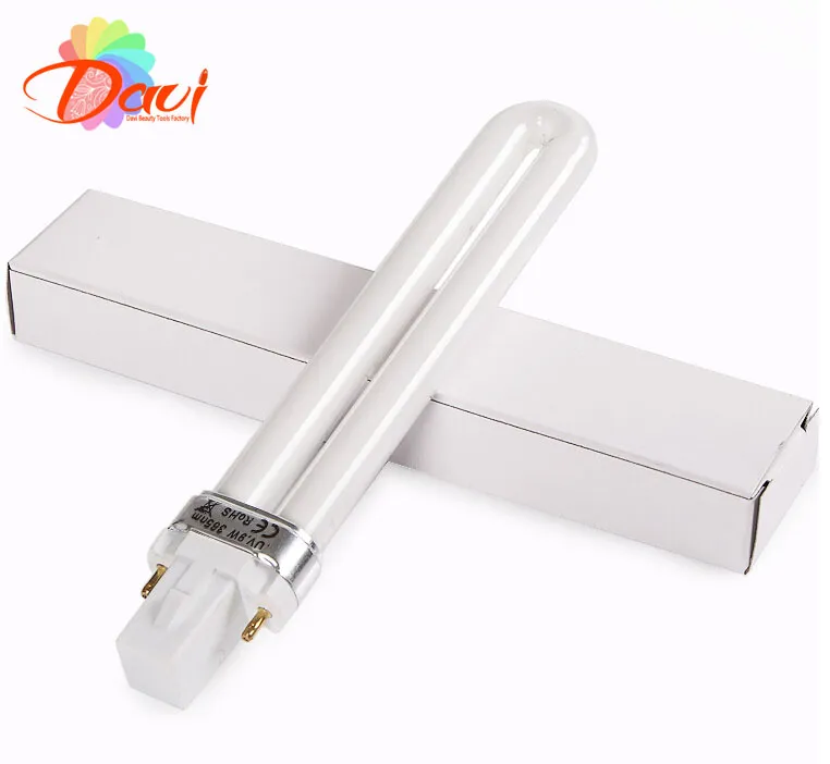 9W electronic UV Lamp Nail Dryers Gel Curing Nail Art UV nail light Bulb