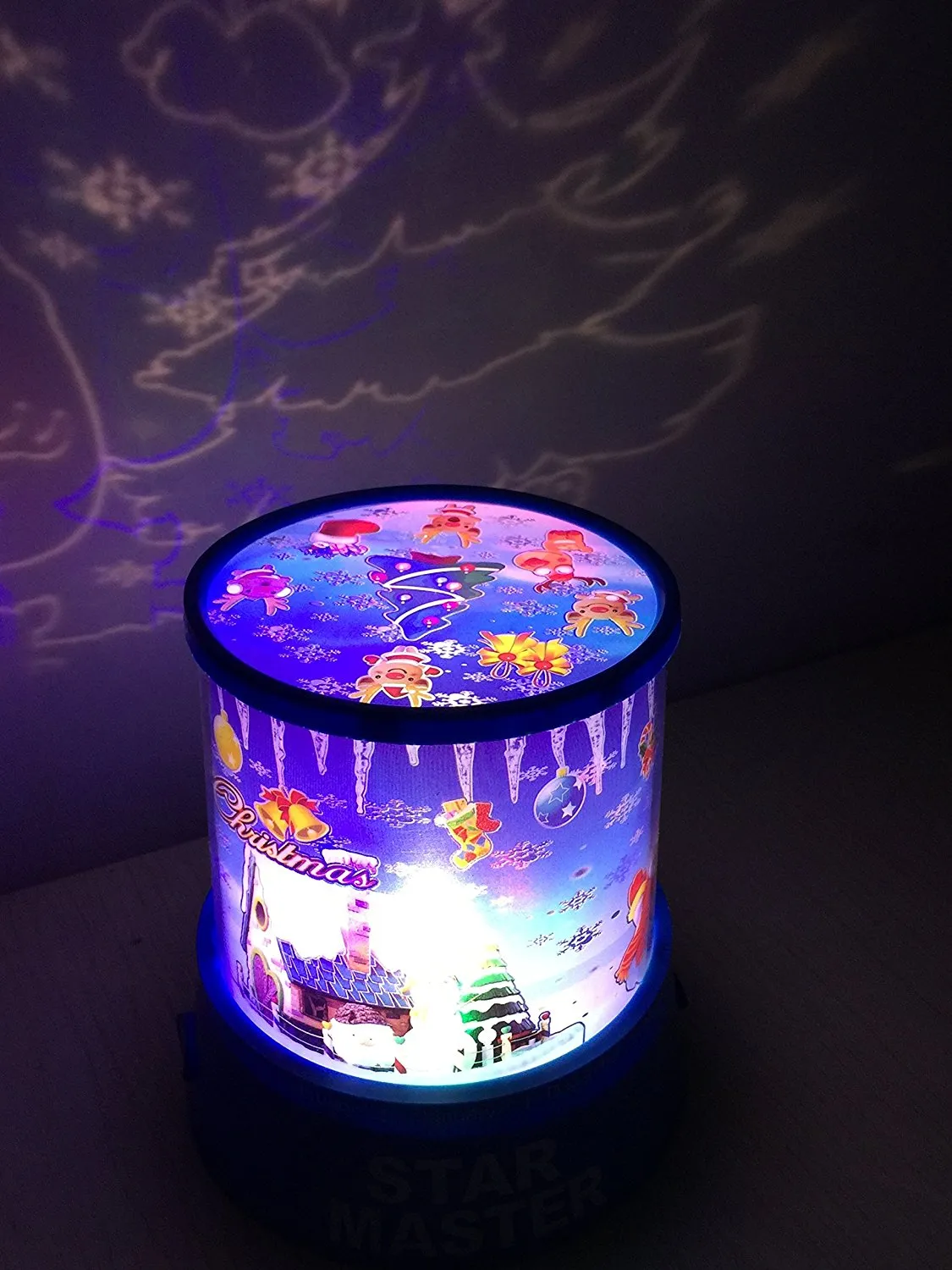 Luces nocturnas Amazing Star Master LED Sky Cosmos Space Proyector Kids Bed Night Light Lámpara de estado de ánimo Regalo navidad vacaciones