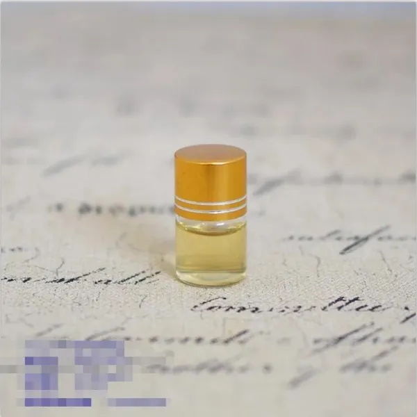 5ML Clear Empty Glass Jars With Gold Screw Cap 5Gram Small Glass Bottle Vials For Nail Piece Powder Liquid Jewelry