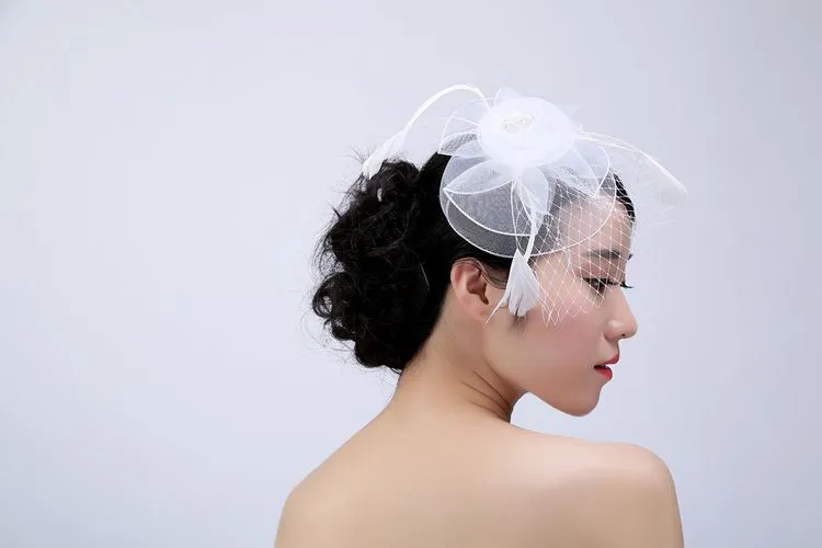 結婚式の帽子の羽毛のヘッドピースのためのウェディングの結婚式のヘッドピースのためのヘッドドレスのためのヘッドドレスヘッドドレスアクセサリーブライダルパーティーアクセサリー