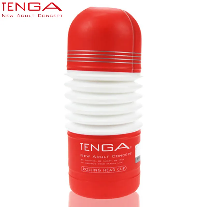 TENGA Rolling Head Male Masturbator Cup Standard Edition Silicon Pussy Simulated Vagina Sex Products for Men Sex Toys TOC-103 q170686