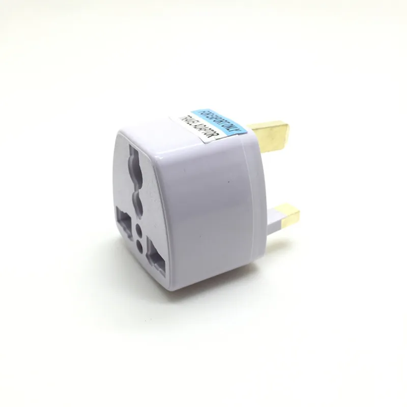 UK Version Travel Converter Charger Transfer AC Power Plug -adapter för Storbritannien Indien Pakistan Singapore 9224264