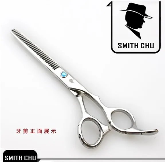 6.0 Inch Smith Chu Venda Quente Tesoura De Cabeleireiro Profissional Desbaste Tesoura Tesoura De Corte Tesouras Do Cabelo Barber Navalha JP440C, LZS0008