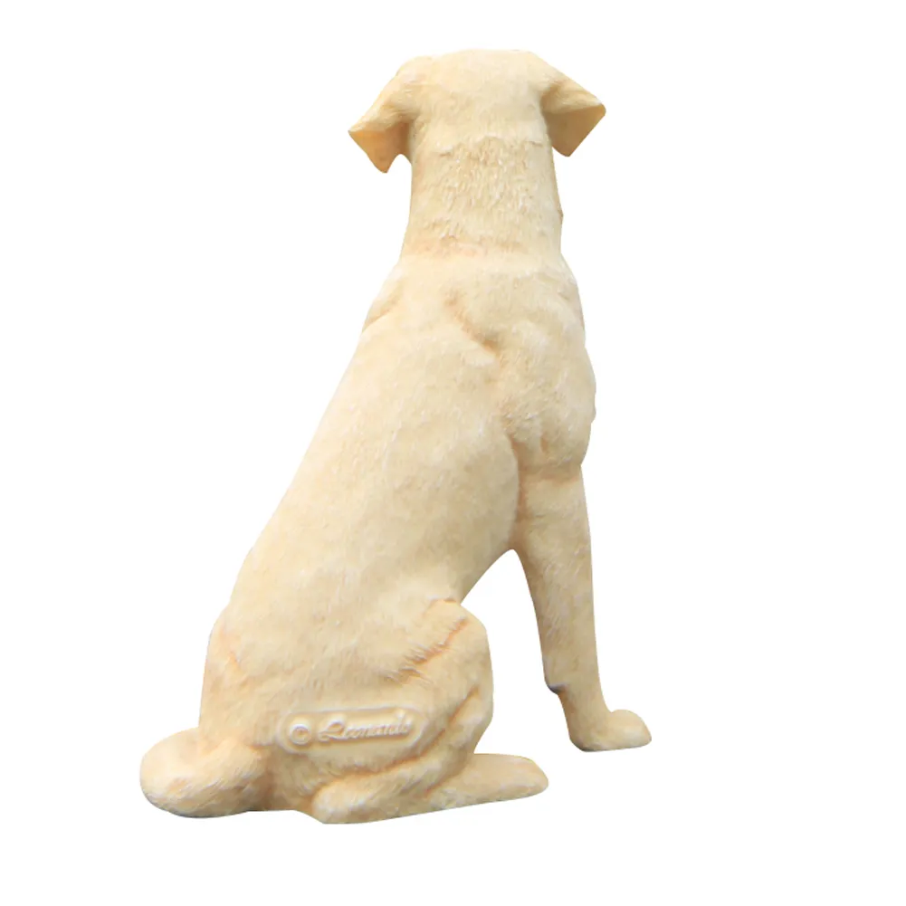 Labrador Retriever Dog Figurine intagliato a mano artigianato statua in resina animale arte decorazione della casa ornamenti regali bambini8649208