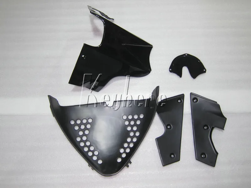 Högkvalitativ karosseri Fairing Kit för Suzuki GSXR600 96 97 98 99 Vit Svart Fairings GSXR750 1996 1997 1998 1999 OI45