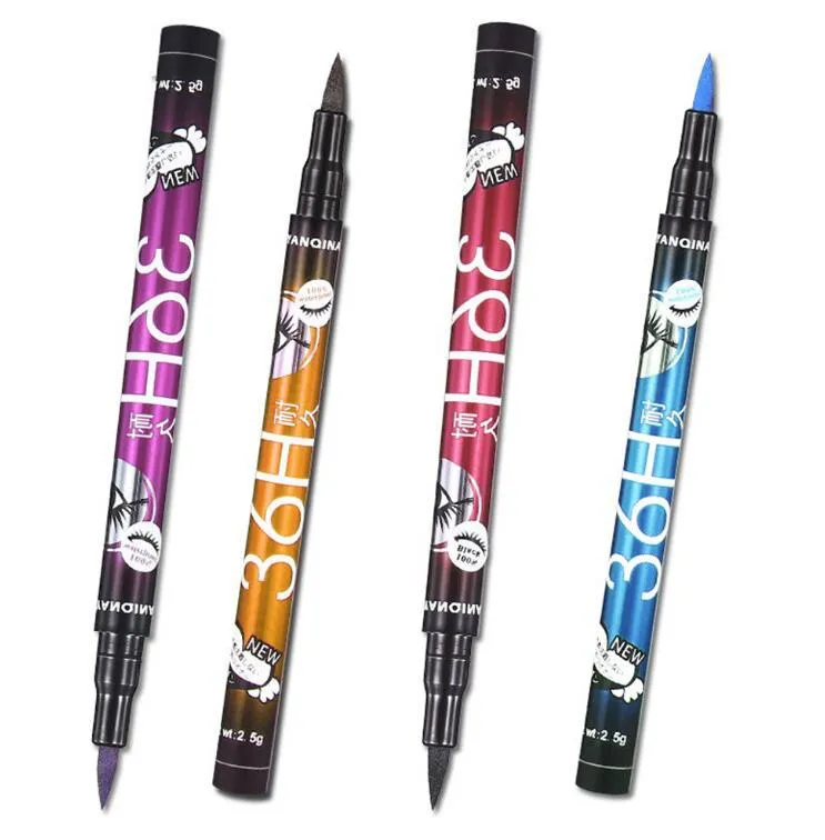 Ny ankomst Yanqina eyeliner blyertspenna Waterproof Sharpen Eyeliner Pencil Liquid Eye Liner Professional Eyes Makeup Pen3899812