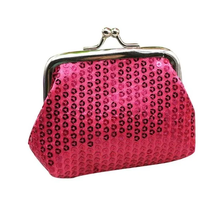 Small sequins women coin purse dazzle colour change purse Hasph money bags zero wallet Christmas styles