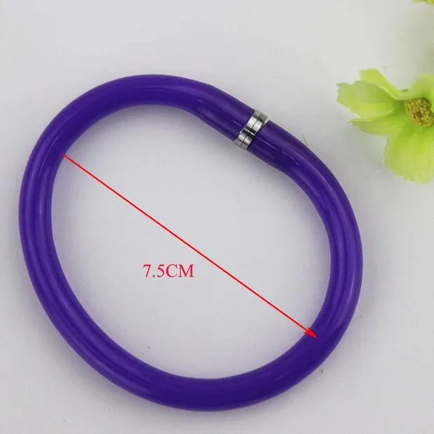 Flexible Mignon Bracelet En Plastique Souple Bracelet Stylos À Bille École Fournitures De Bureau Cadeau D'anniversaire G644