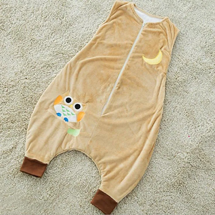 新しい春の秋の赤ちゃん寝袋子供パジャマ寝ている服のナイトクリス服子供のロンパース赤ちゃんの寝具包装袋
