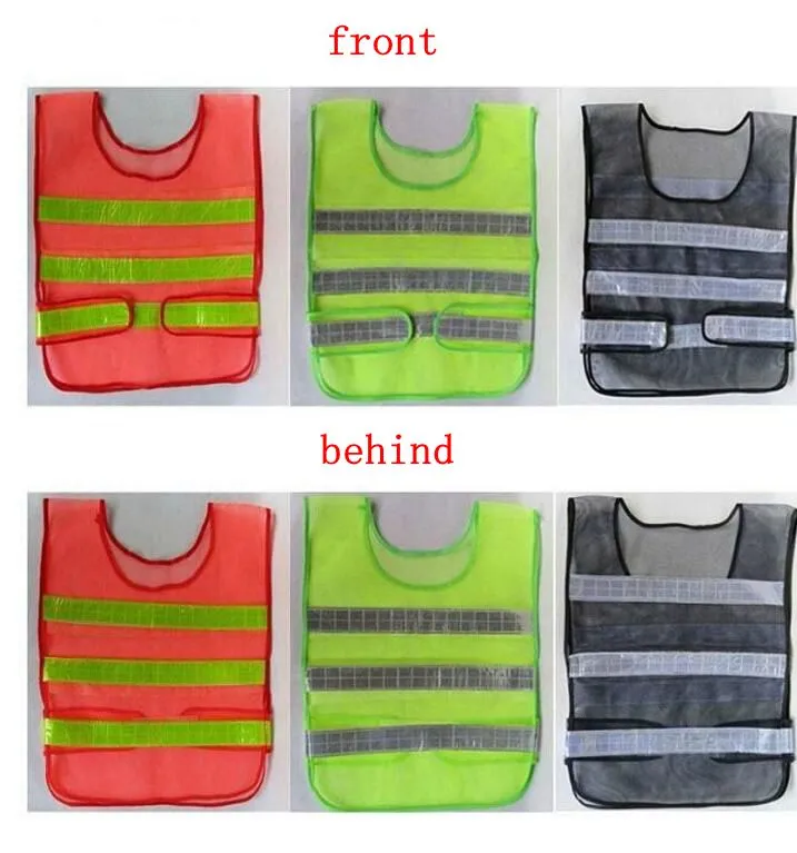 Vêtements de sécurité gilet réfléchissant gilet à grille creuse haute visibilité avertissement sécurité travail Construction gilet de circulation KKA1464