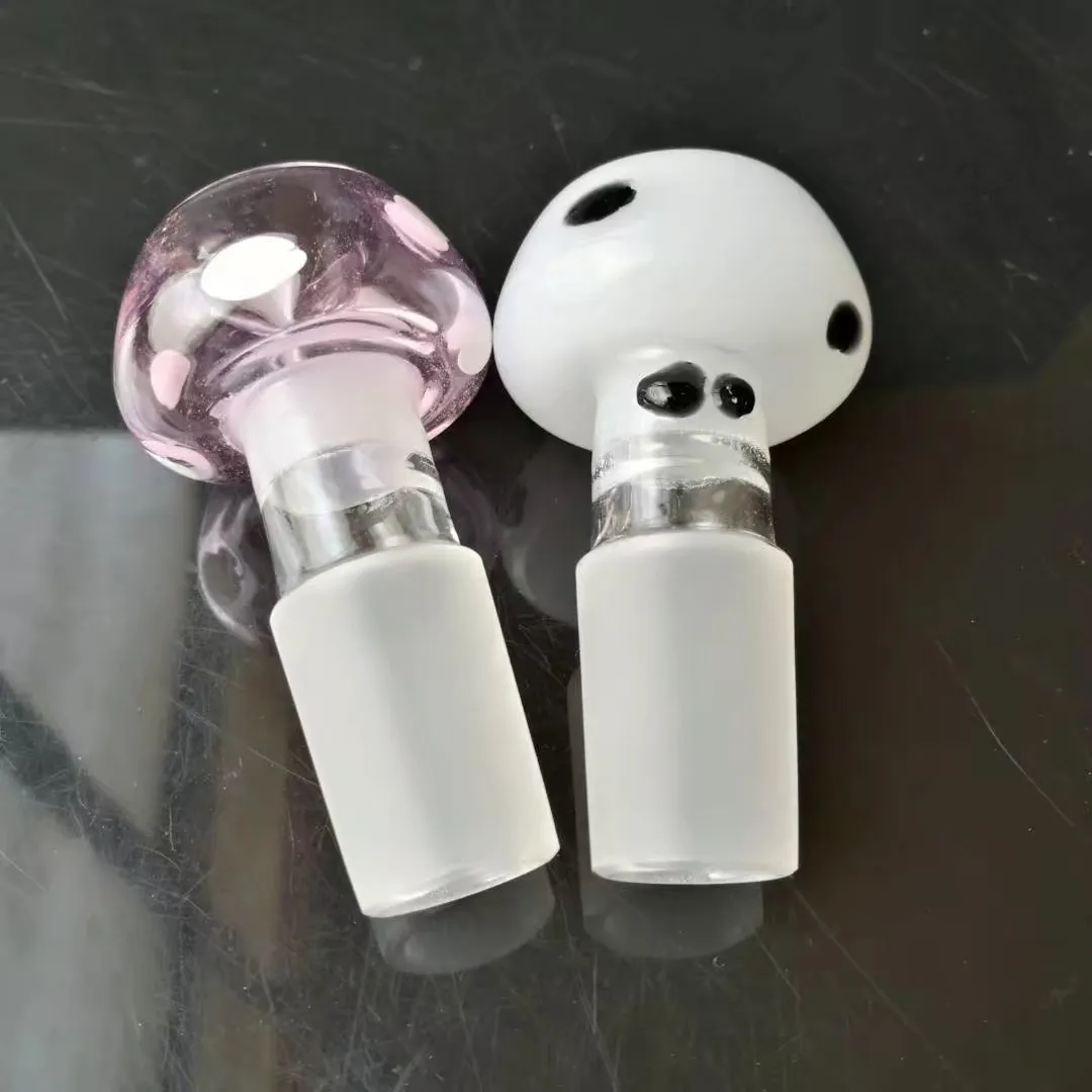 Nouvelle tête de bulle de champignon de couleur ﾠ, Accessoires de bangs en verre en gros, Pipe à eau en verre, Livraison gratuite