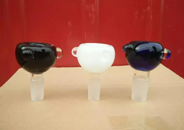 Accessoires pour bongs à bulles mats tricolores ﾠ, Brûleur à mazout Tuyaux en verre Conduites d'eau Tuyaux en verre Plates-formes pétrolières Fumer avec accès aux bangs en verre compte-gouttes