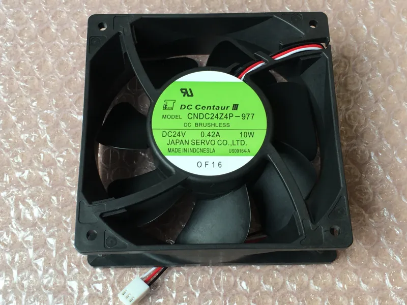 Japão servo12CM Inversor Ventilador 12038 24 V 0.42A CNDC24Z4P-977 3-cpu cooler dissipador de calor axial Ventilador de refrigeração