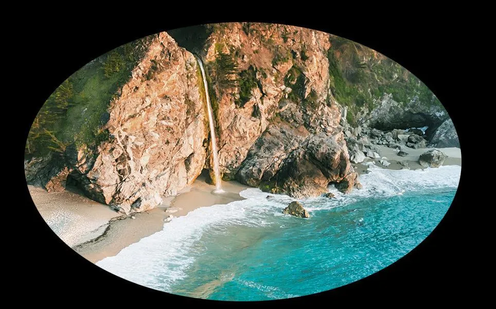 写真カスタマイズサイズの素晴らしい美しさの美しい海を見る風景風景テレビ壁装飾絵画