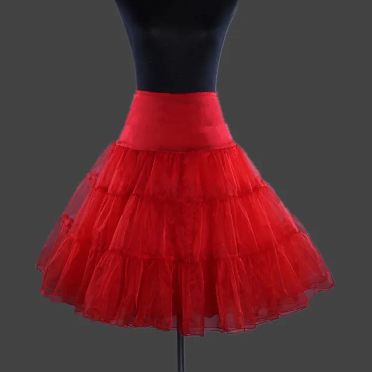 Jupons de mariée Orangza Crinoline pour robes de soirée de bal de mariage sous-jupe Rockabilly Tutu 4 couleurs taille appropriée 60 à 110 cm