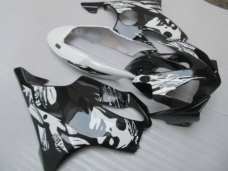 Customize Motorcycle fairing kit for Honda CBR600 f4I 04 05 06 07 white black Injection fairings set CBR600F4I 2004 2006 2007