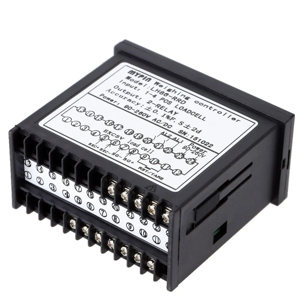 Freeshipping цифровой контроллер взвешивания тензодатчики индикатор 1-4 тензодатчик входные сигналы 2 релейный выход 6 цифр светодиодный дисплей